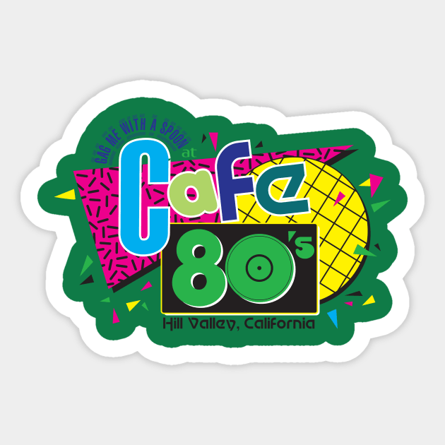 Cafe 80s Sticker by MindsparkCreative